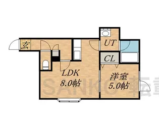 グランデ23【202号室】の間取り