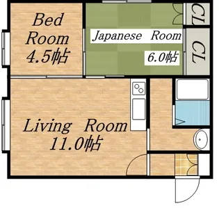 セピア栄町【203号室】の間取り