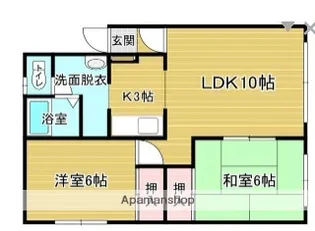 エバーハイム【2階】の間取り