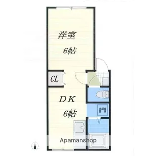 メゾンド栄町【1階】の間取り