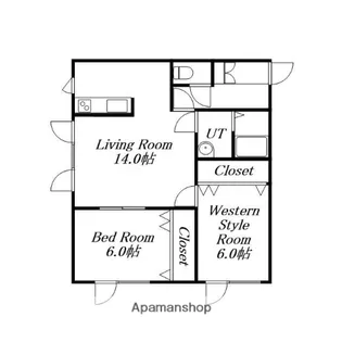 アーティスト45【203号室】の間取り