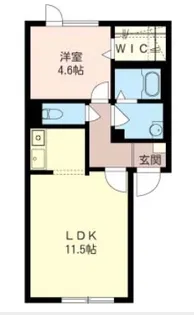メゾンボナール【202号室】の間取り