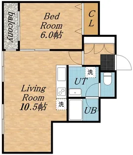 マノワール楡【5階】の間取り