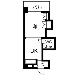 ノースタウンハウス【701号室】の間取り