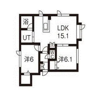 グランメールA【202号室】の間取り