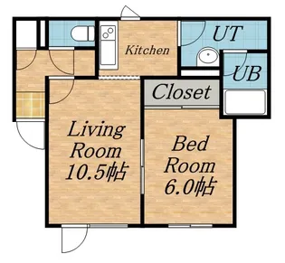 BORUJUNO【A2号室】の間取り
