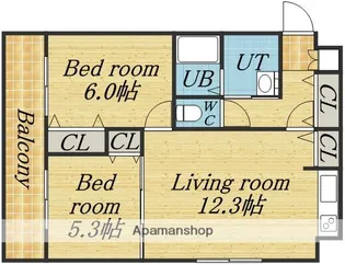 パシフィック元町パッセージ【2階】の間取り