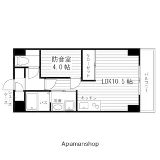 アマービレN16【3階】の間取り