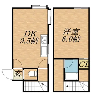 ラピス麻生【103号室】の間取り