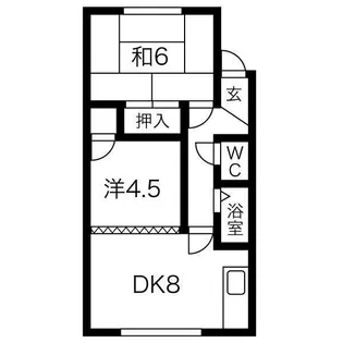 バウハウス8【3階】の間取り