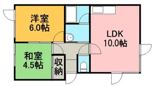 フォレストハイツ【101号室】の間取り
