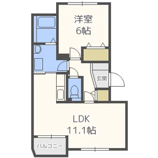 アビタシオン美香保【3階】の間取り