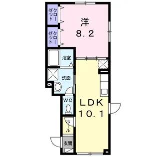 コートK【1階】の間取り