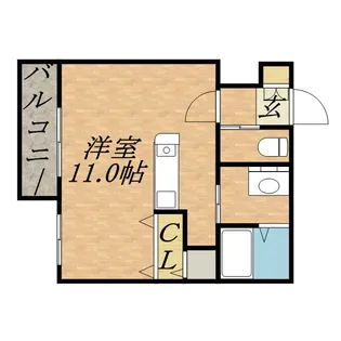 スペチアーレ札幌【10階】の間取り