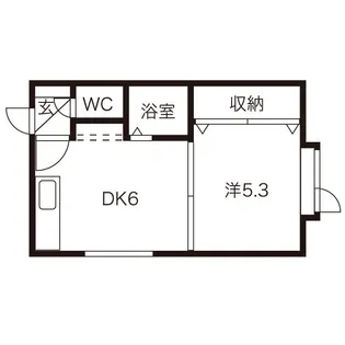 ピクシー元町【103号室】の間取り