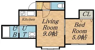 ブランネージュ東【2階】の間取り