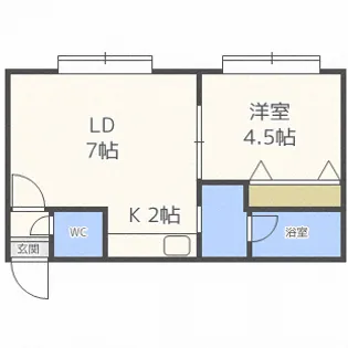メゾンド・リョウ【303号室】の間取り