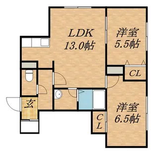 ノーマルヒル本町【2階】の間取り