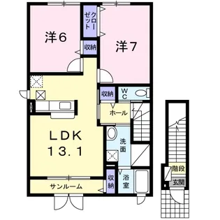 ETERNAL A【2階】の間取り
