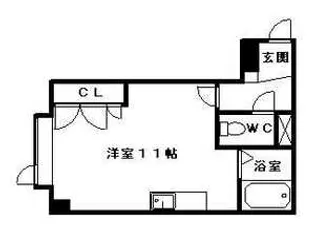 南麻生Ⅰ【00301号室】の間取り