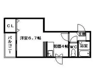 ツインビルいとう1号館【00403号室】の間取り
