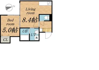 ヴェルナチュール麻生【3-D号室】の間取り