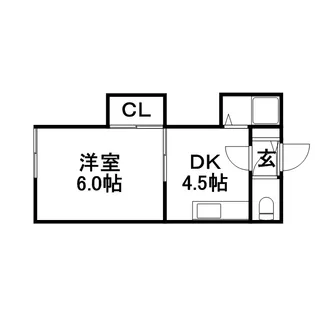 城北ハイツD【22号室】の間取り