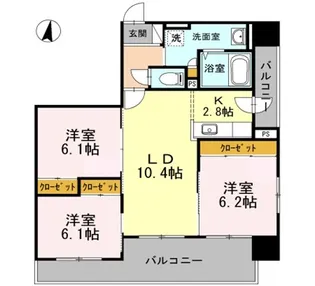 アコード23【8階】の間取り