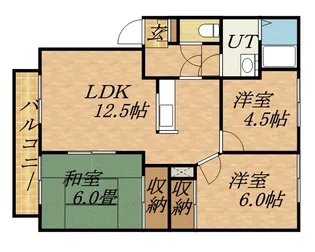ENDEAVOR Ⅰ【1階】の間取り