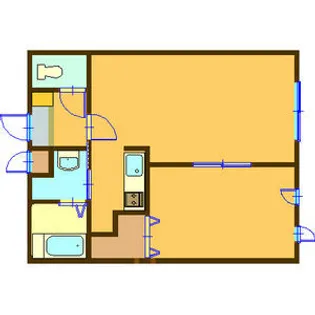 サンコート本通【4階】の間取り