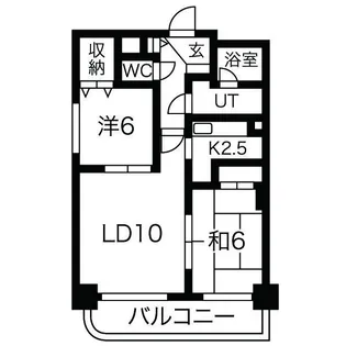 ノーザンコート21【501号室】の間取り
