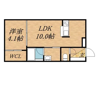 Carrera146【1階】の間取り