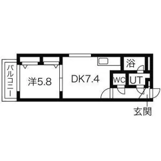 レジデンス高石【0303号室】の間取り
