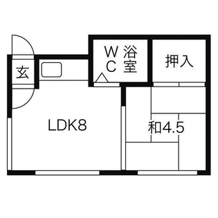 コーポ藤【101号室】の間取り