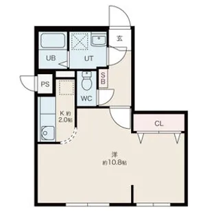 イーストポルトN14【4階】の間取り