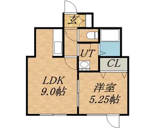 アバンティⅡ【103号室】の間取り