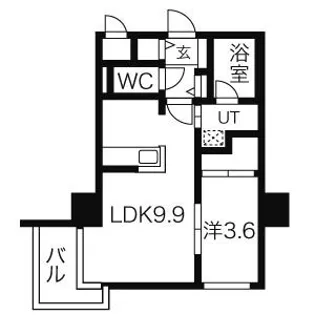 イリオスディオ【5階】の間取り