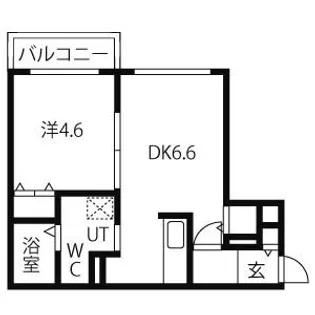 ヒルトップ南郷丘公園【205号室】の間取り