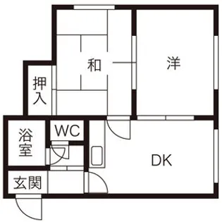 エステート35【202号室】の間取り