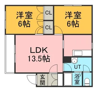 カルテット【1階】の間取り