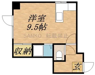 エクセレンス元町【302号室】の間取り