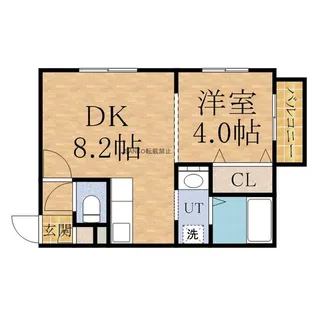 カハラ白石【4階】の間取り