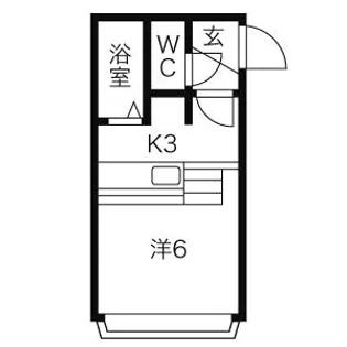 Fラッキー23【201号室】の間取り