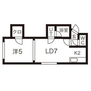シャネル栄町弐番館【302号室】の間取り