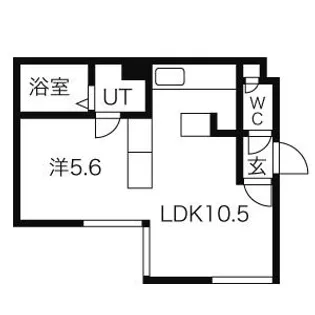 DUE CASA COMODO【3階】の間取り