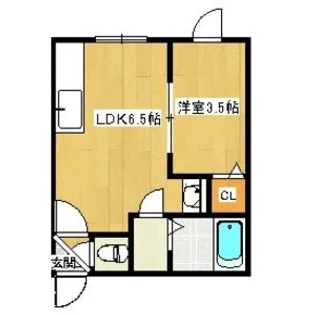 エルムN23A棟【2階】の間取り