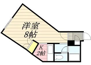 アルファアパル大倉【403号室】の間取り