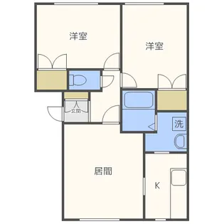 ディアコート【202号室】の間取り