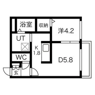 MSENA 北38条【403号室】の間取り