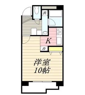 ポレール北大館【5階】の間取り